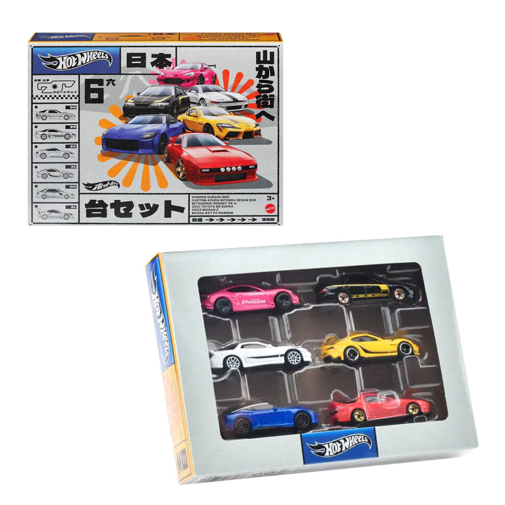 HOT WHEELS STREETS OF JAPAN MULTIPACK DE 6 HOT WHEELS STREETS OF JAPAN MULTIPACK DE 6
